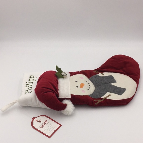 Pottery Barn Snowman Christmas Stocking “Philipp” - Picture 14 of 15